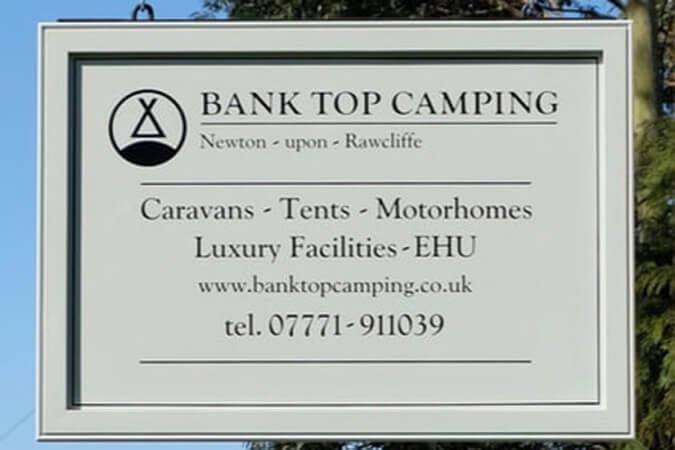Bank Top Camping Thumbnail | Newton-on-Rawcliffe - North Yorkshire | UK Tourism Online